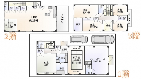 中古戸建 大阪府河内長野市野作町2,980万円