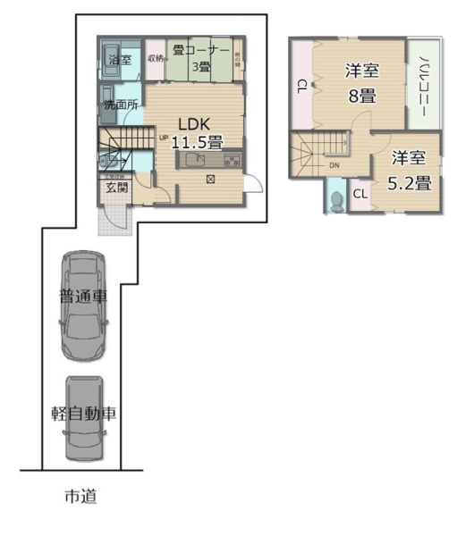 中古戸建　大阪府堺市堺区綾之町東２丁　価格2,580万円