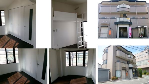 賃貸マンション１Rロフト付き　大阪府河内長野市昭栄町　月額賃料3.5万円