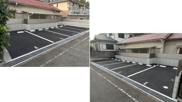 月極駐車場（アスファルト敷き）大阪府河内長野市昭栄町10-30　賃料6,000円～7,000円（税別）